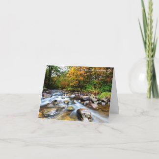 Notecard: Alplaus Tötung, Charlton, NY Karte