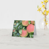 Notecard - Äpfel Karte (Gelbe Blume)
