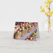 Notecard - Äpfel Karte (Gelbe Blume)