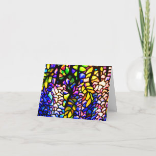 Notecard-Beflecktes Glas-Tiffany 4 Karte