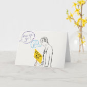 Notecard behalten karte (Gelbe Blume)