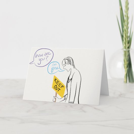 Notecard behalten karte (Vorderseite)