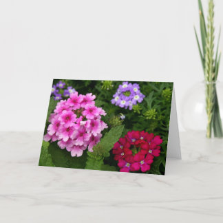 Notecard Blumen Karte