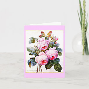 Notecard-Botanicals-Pierre Joseph Redoute 2 Karte
