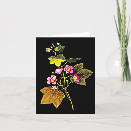 Notecard-Botanische Kunst-Mary-Delany 4 Karte (Vorderseite)
