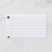 Notecard Business Card Visitenkarte (Rückseite)
