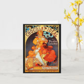 Notecard-Classic/Vintag-Mucha 11 Karte (Gelbe Blume)