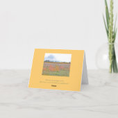 NOTECARD, "DANKE" LANDSCAPE DANKESKARTE (Rückseite)