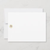 Notecard Dankeskarte (Rückseite)