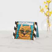 NOTECARD-DO I AUSSEHEN WIE EINE FREAKIN KARTE (Gelbe Blume)