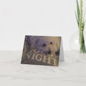 Notecard "Dog Tired" Karte (Vorderseite)