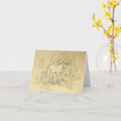 Notecard - Einicorn Fall Hills Karte (Gelbe Blume)