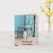 Notecard emotional nicht verfügbar karte (Gelbe Blume)