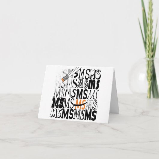 Notecard "Erase MS" Karte (Vorderseite)