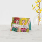 NOTECARD-ES GEHT UM LEBENSFREUNDLICHKEIT UND FREUN KARTE (Gelbe Blume)