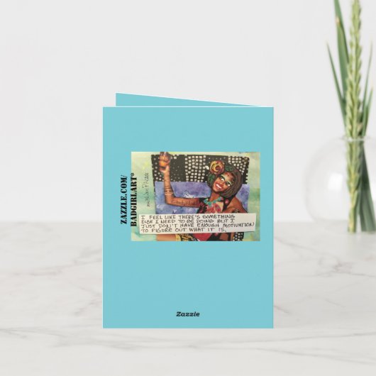 Notecard Feiertagskarte (Rückseite)