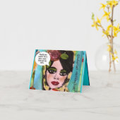 notecard-finally my winter is gone karte (Gelbe Blume)