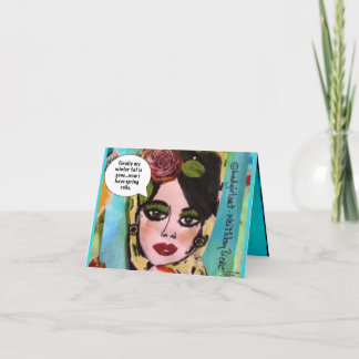 notecard-finally my winter is gone karte
