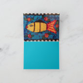 Notecard frag mir, wenn ich einen fliegenden Fisch Karte (Innenseite)