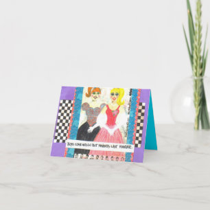 NOTECARD-FRIENDS DAUERN FÜR IMMER KARTE