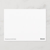 Notecard für Abend-LED Postkarte (Rückseite)