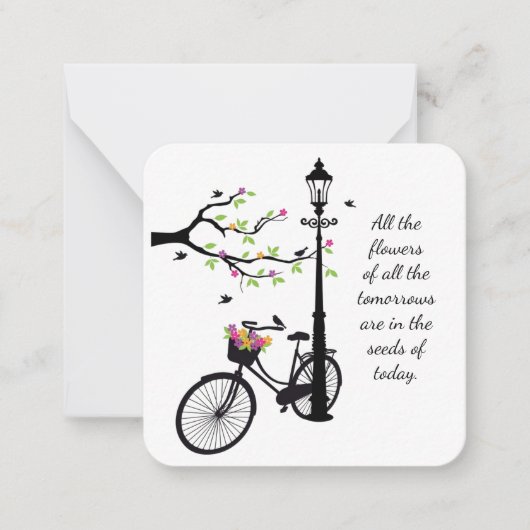 Notecard für Blume Mitteilungskarte (Vorderseite)