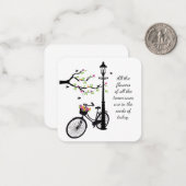 Notecard für Blume Mitteilungskarte (Vorderseite/Rückseite Beispiel)