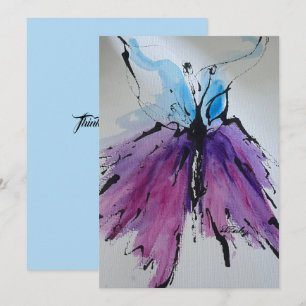 Notecard für Ihre Flügel verbreiten Mitteilungskarte