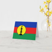 Notecard für Neukaledonien Karte (Gelbe Blume)