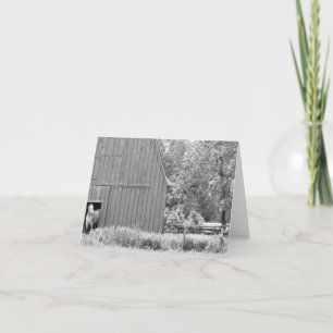 Notecard für Pferde und Stall Karte