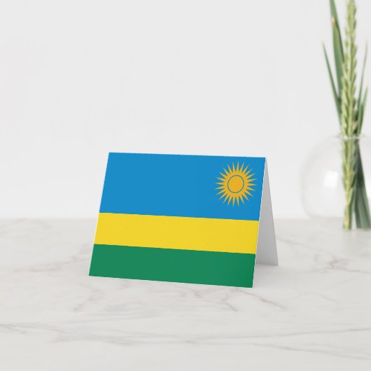 Notecard für Ruanda Karte (Vorderseite)