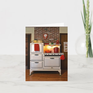 Notecard für Vintages Gas Karte