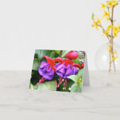 Notecard Fuschia Karte (Gelbe Blume)