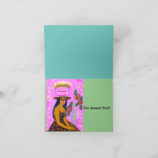 NOTECARD-Geburtstag Karte (Innenseite)