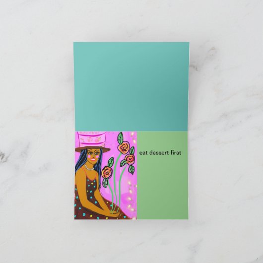 NOTECARD-Geburtstagkarte Karte (Innenseite)