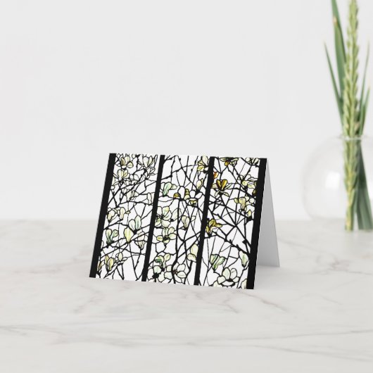Notecard-Glass-Louis Tiffany 8 Karte (Vorderseite)
