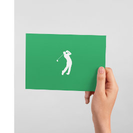 Notecard Golf Dankeskarte
