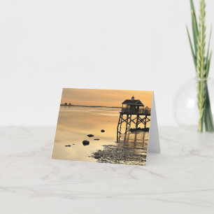 Notecard - Hafen Sunrise Plymouth Karte
