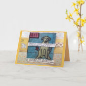 NOTECARD-HANDLE JEDES STRESSIGE KARTE (Gelbe Blume)