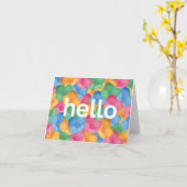 Notecard - hello karte (Gelbe Blume)