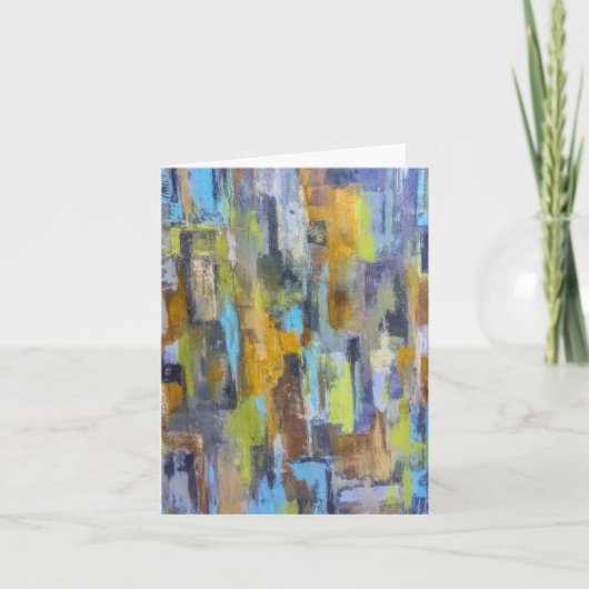 Notecard Herbst Regen Karte (Vorderseite)