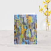 Notecard Herbst Regen Karte (Gelbe Blume)