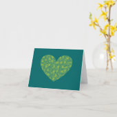 NOTECARD HERZ10,7 KARTE (Gelbe Blume)