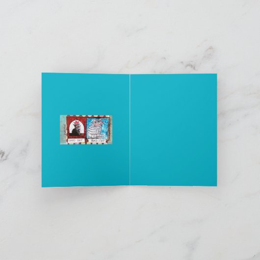 Notecard-HINTER JEDEM ERFOLGREICHEN HAUSTIER IST Karte (Innenseite)