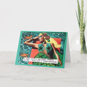 NOTECARD-I ERWARTET NICHTS KARTE