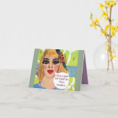 NOTECARD-I HABEN A VORÜBER KARTE (Gelbe Blume)