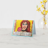 NOTECARD-I NICHT IST zwar DÜNN, ABER ich FLIPPE Karte (Gelbe Blume)