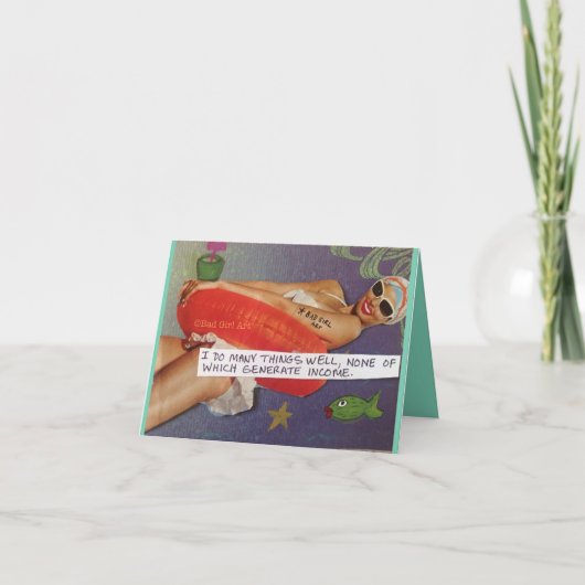 NOTECARD-I TUN VIELE DINGE GUT... KARTE (Vorderseite)