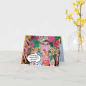 Notecard-I weiß, was ich gewollt habe, wenn ich äl Karte (Gelbe Blume)