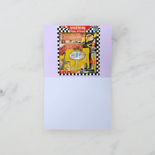 Notecard-I weiß, was ich gewollt habe, wenn ich äl Karte (Innenseite)